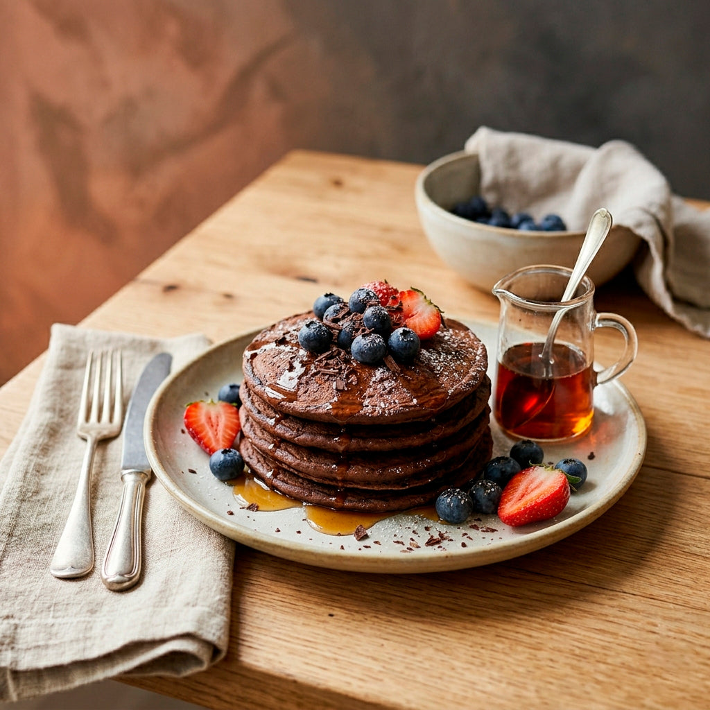 Prepara unos deliciosos Protein Pancakes con nuestra WPI Dark Chocolate