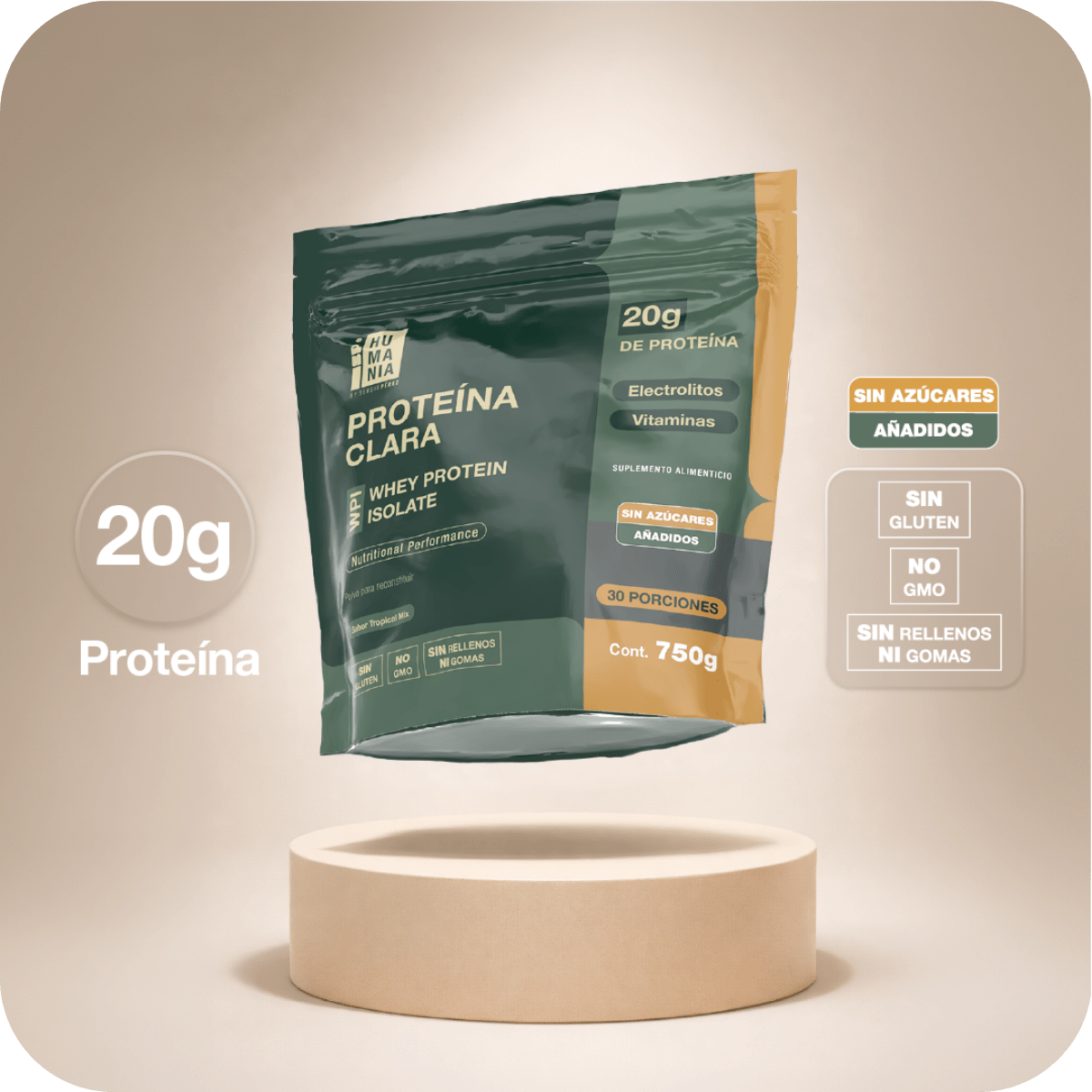 Proteína clara - SP HUMANIA