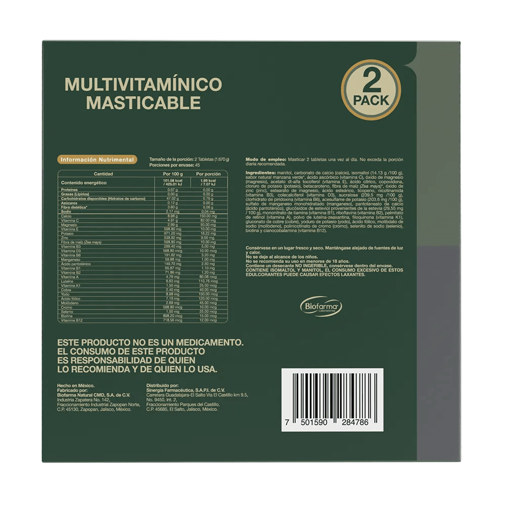 Multivitamínico Masticable - SP HUMANIA
